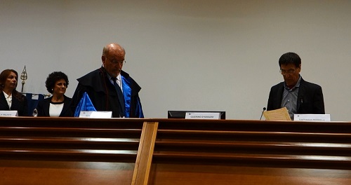 Il prof. Reinhard Hesse,  ordinario di Filosofia ed Etica all'Universit di Freiburg, riceve il Premio Internazionale per la Filosofia Karl-Otto Apel 2015
