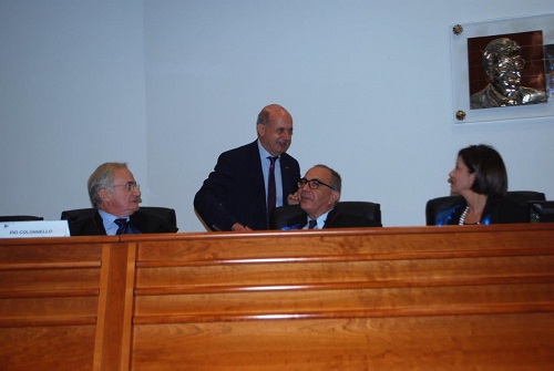 Cerimonia di conferimento della laurea magistrale honoris causa in "Scienze della Formazione Primaria" a Karl-Otto Apel