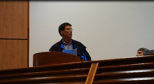 Un altro momento della Lectio Magistralis del prof. Michele Borrelli 